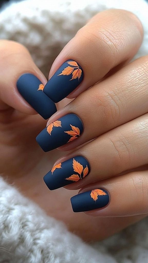 Fall Leaves Nail