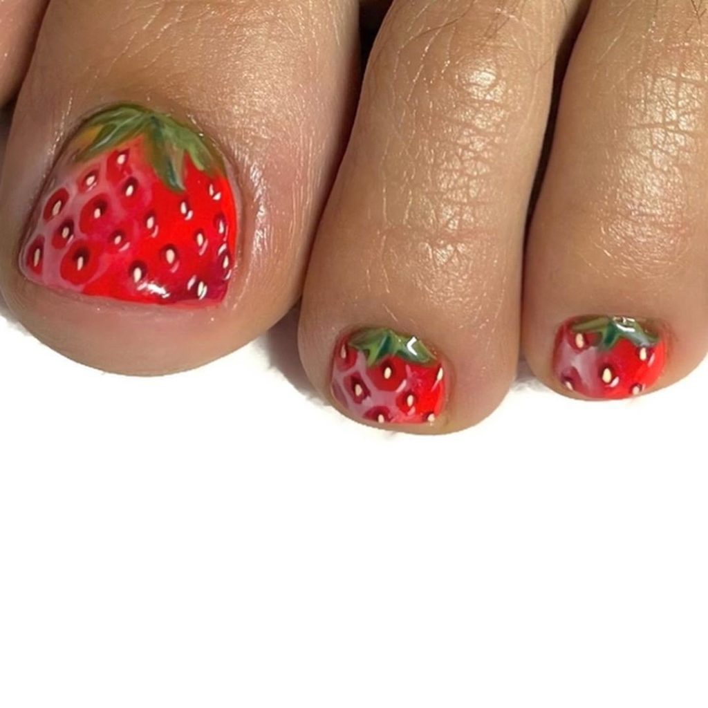 Strawberry Toe 