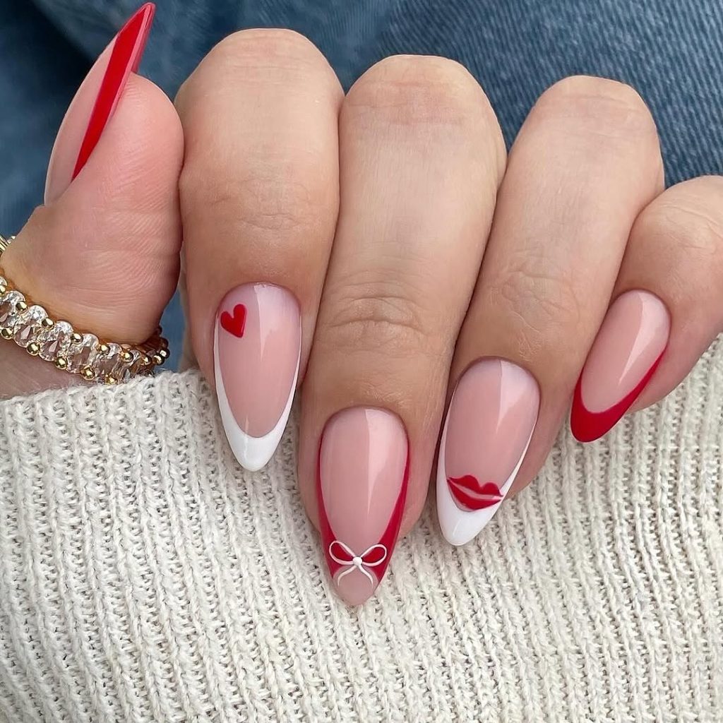 Valentines day Nail art