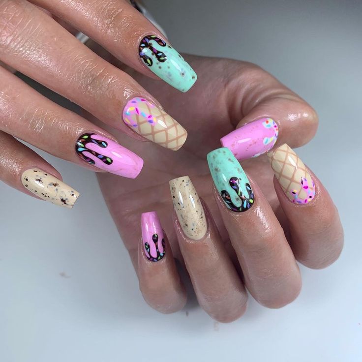 Pastel Frost Tips