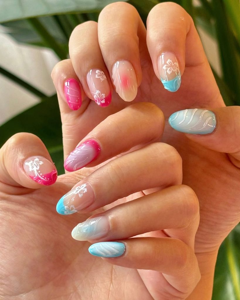 Hawaiian Floral Tips