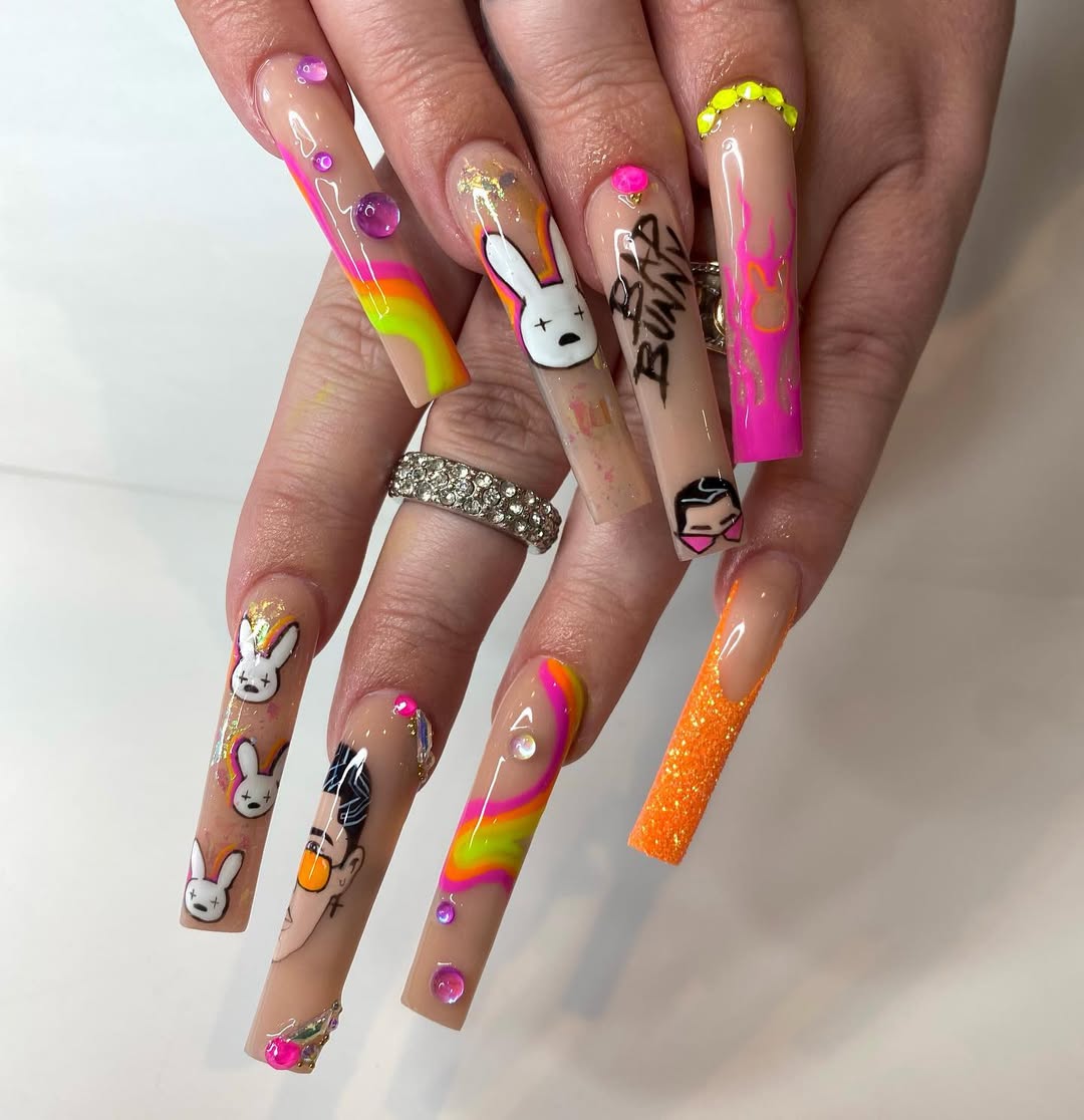 Bad Bunny’s Nails Are Next Level