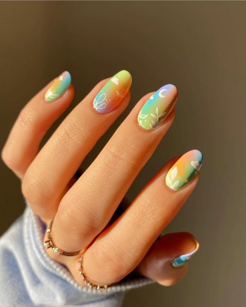 Pastel Petal Nails