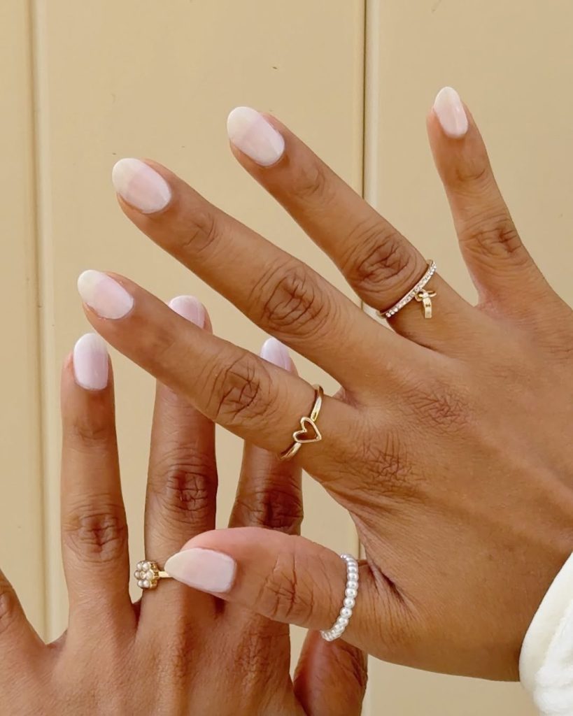 Dazzling Light Nails