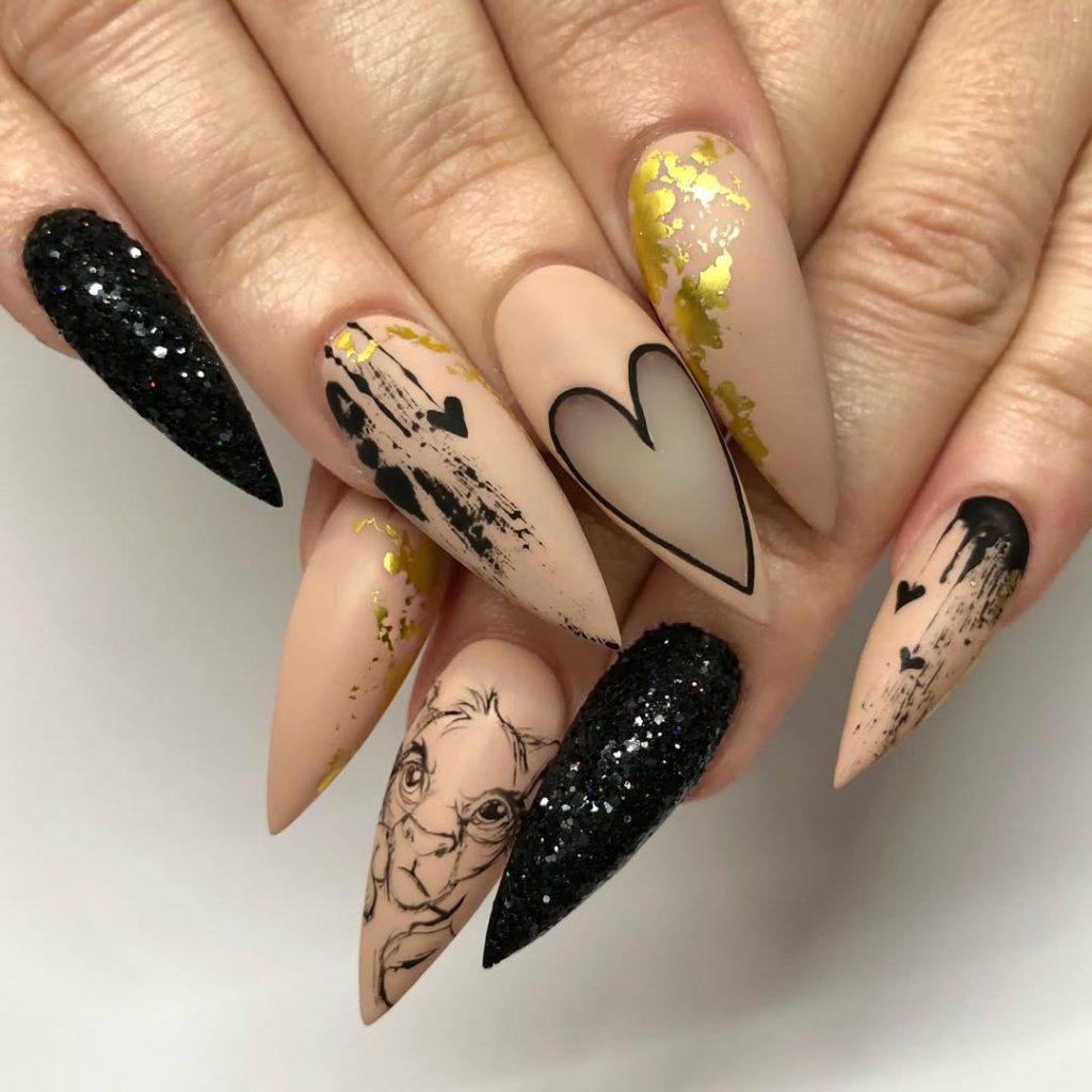 Royal Jungle Nails

