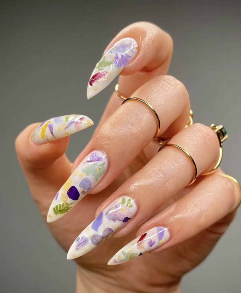 Blossom Kissed Nails

