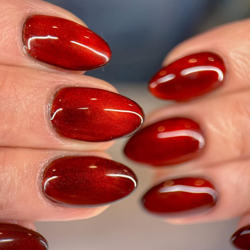 Crimson Velvet Tips