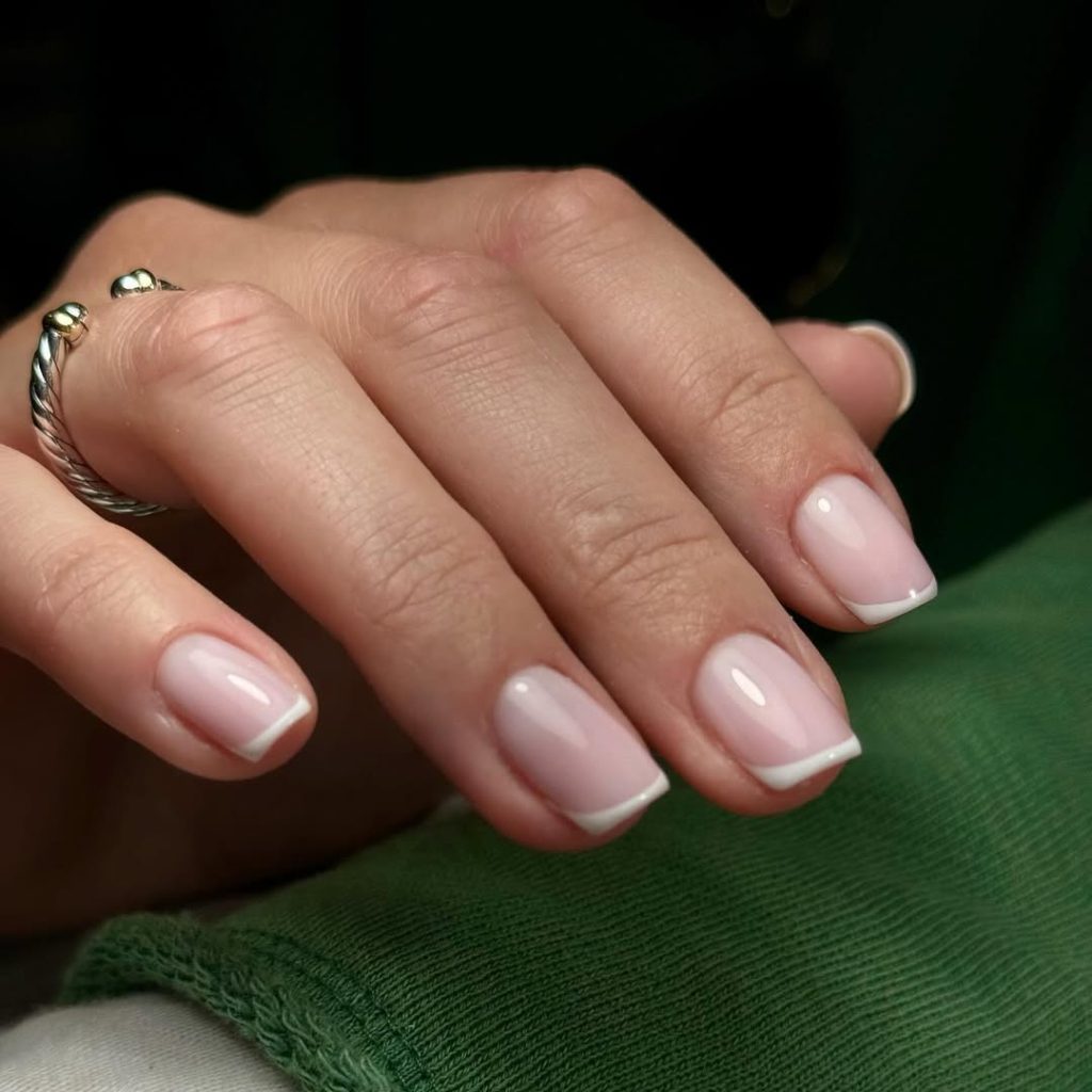 Crystal White Nails